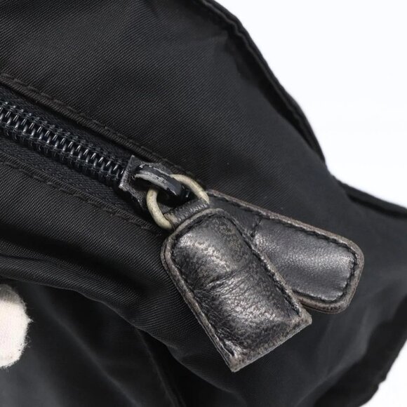 PRADA Shoulder Bag Nylon Black Silver Auth - Picture 9 of 16